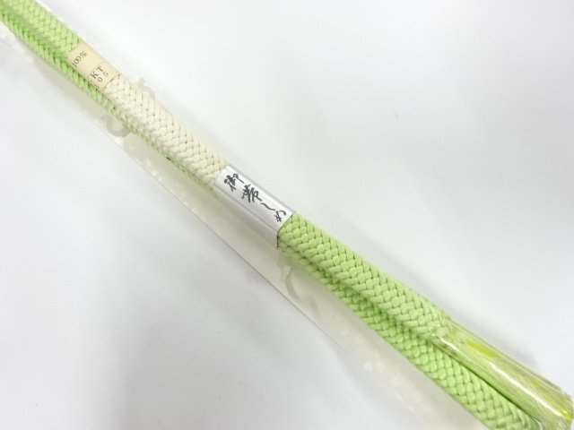 未使用品　正絹　手組帯締め